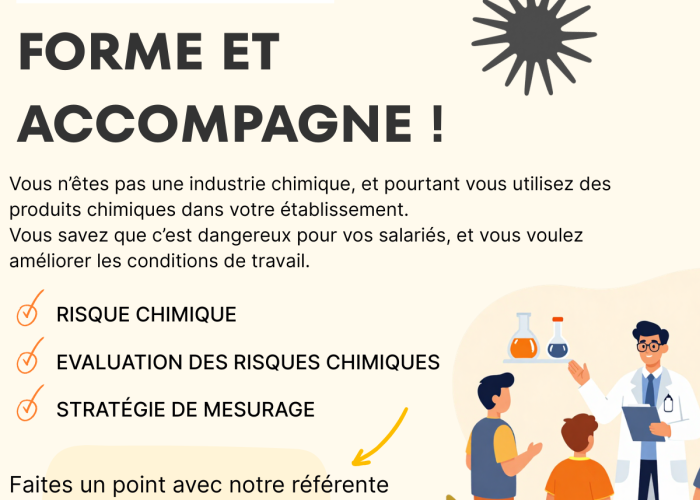 Un accompagnement pour évaluer le risque chimique